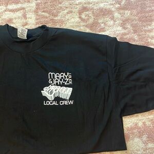 Vintage Mary j bilge & jay z tour crew shirt
